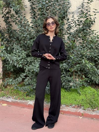 Retrobird Black Knitted Set