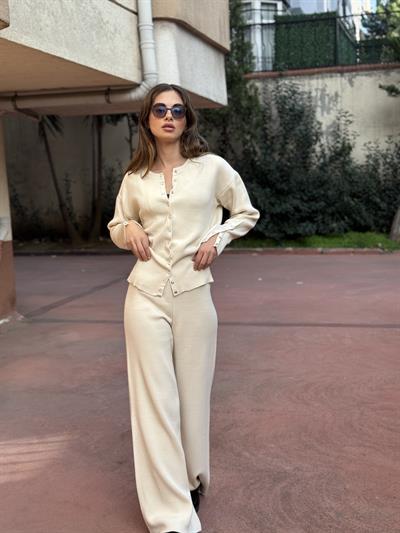 Retrobird Cream Knit Set