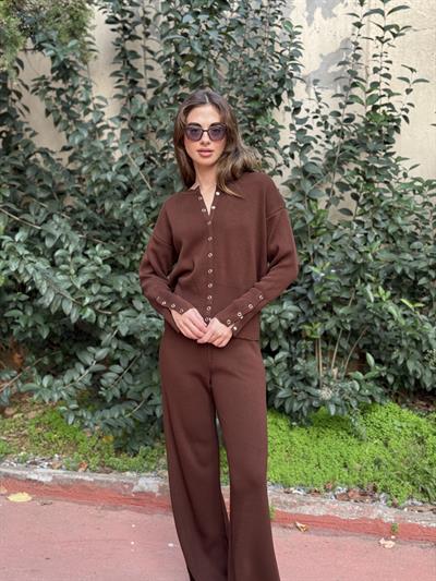 Retrobird Brown Knitted Set