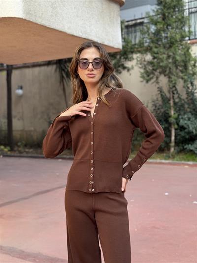 Retrobird Brown Knitted Set