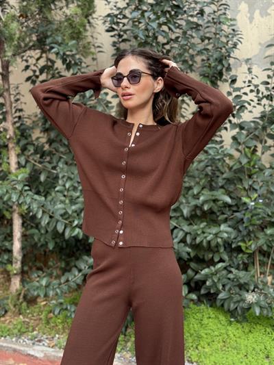 Retrobird Brown Knitted Set