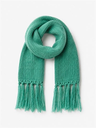 Retrobird Turquoise Large Soft Knit Scarf