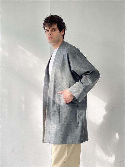 Retrobird Unisex Cepli Kışlık Hırka Kimono