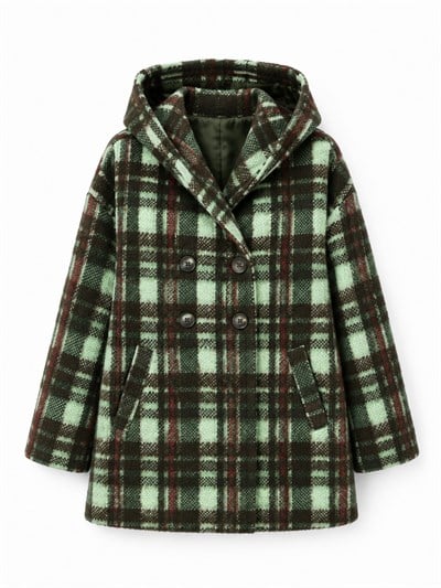 Retrobird Urban Retro Kapüşonlu Oversize Haki Ceket Kaban