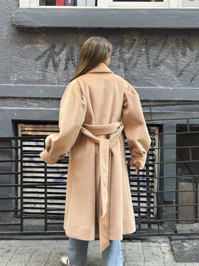 Retrobird Valencia Camel Kuşaklı Kışlık Kaban