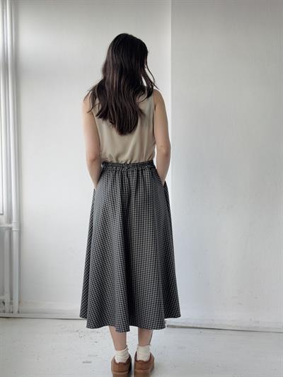 Retrobird Valerie Pötikareli Uzun Kloş Etek