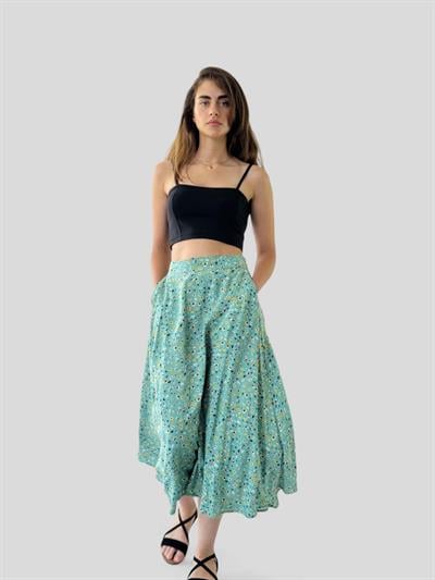 Retrobird Valerie Çağla Viskon Kloş Uzun Etek