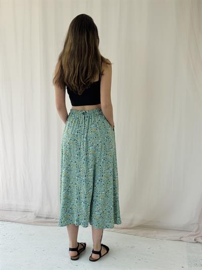 Retrobird Valerie Çağla Viskon Kloş Uzun Etek