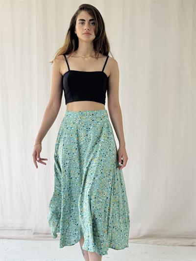 Retrobird Valerie Çağla Viskon Kloş Uzun Etek