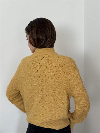 Retrobird Mustard Vintage Knitted Sweater