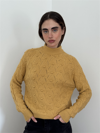 Retrobird Mustard Vintage Knitted Sweater