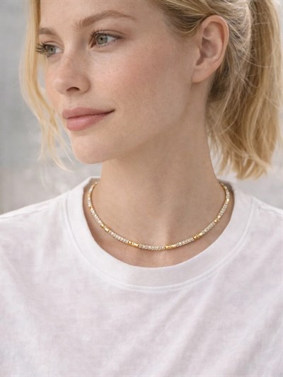 Retrobird Vintage Style Gold Colored Grace Choker Necklace