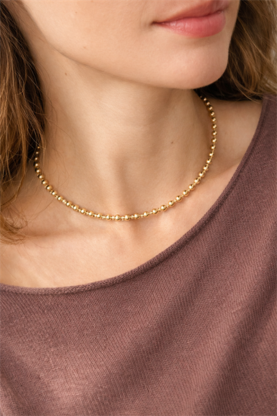 Retrobird Vintage Style Gold Renkli Grace Choker Kolye