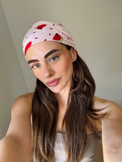 Retrobird Watermelon Vintage Kırmızı Bandana Fular