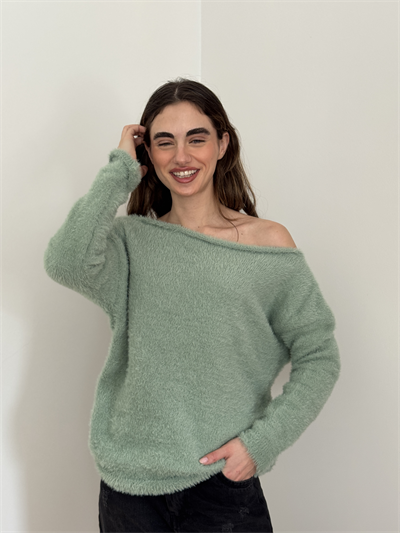 Retrobird Çağla Soft, Fluffy, Cozy Knit Sweater