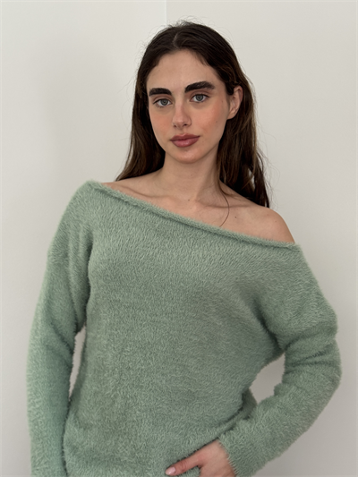 Retrobird Çağla Soft, Fluffy, Cozy Knit Sweater