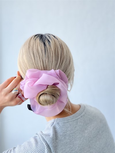 Retrobird 2-Piece Multicolored Scrunchie Bagel Buckle Set