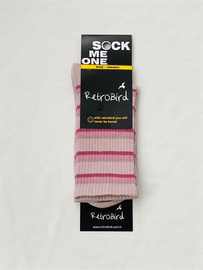 Retrobird Cotton Single Pair Multicolored Unisex Sports Socks