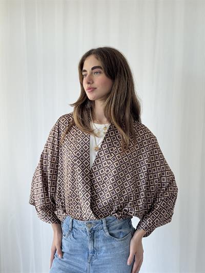 YENİ Retrobird Tasarım Boho Desen Mini Kimono