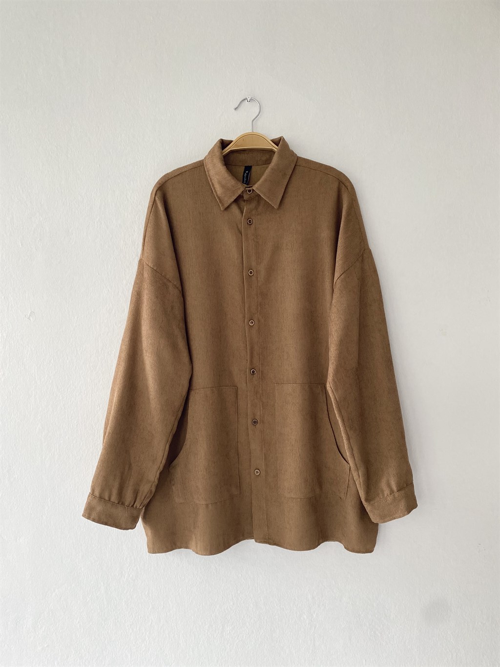 Retrobird Men's Velvet Oversized Mink Jacket Shirt | Retrobird