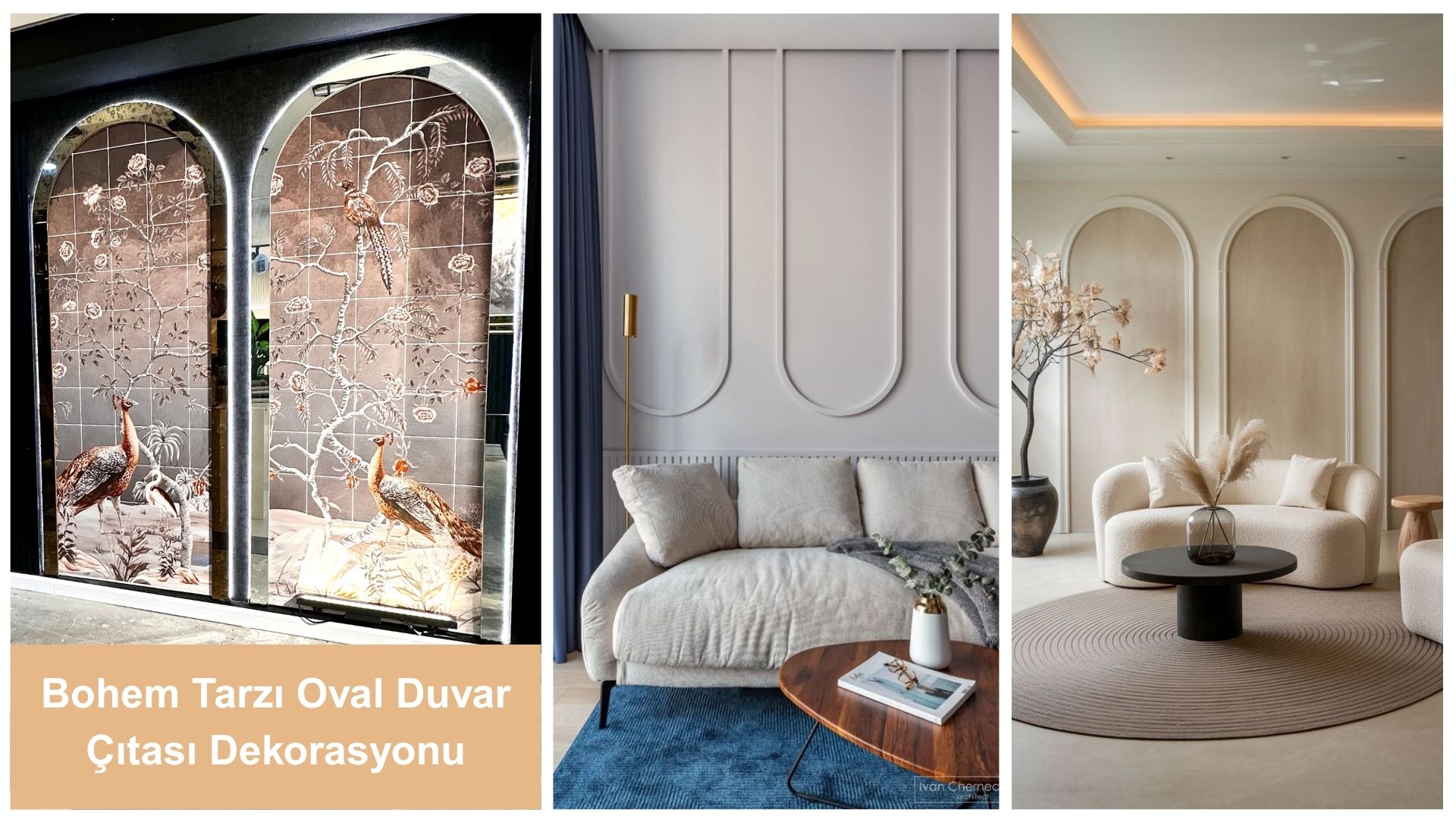 Bohem Tarzı Oval Duvar Çıtası Dekorasyonu: Pinterest’te Yükselen Yeni Trend