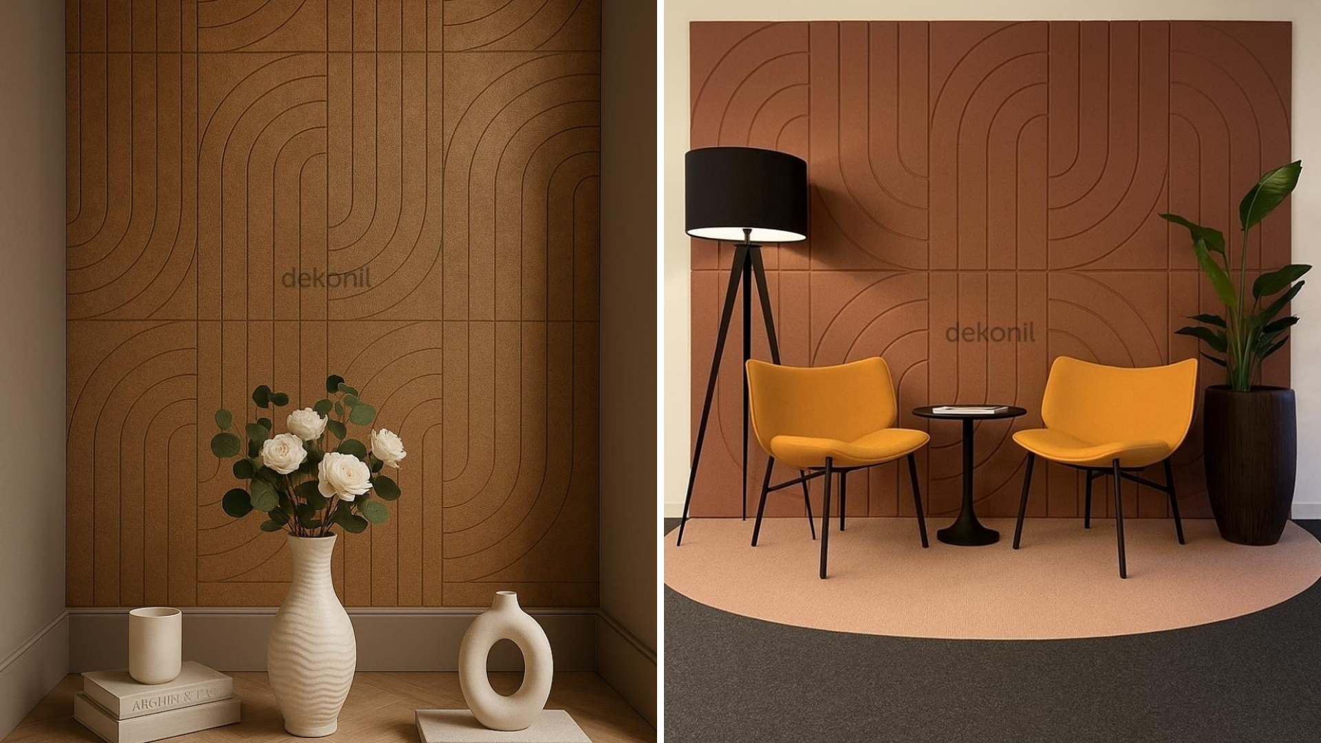 Dekorasyonda Yeni Bir Dönem: Lena Çift Taraflı MDF Oval Duvar Paneli ile Tanışın