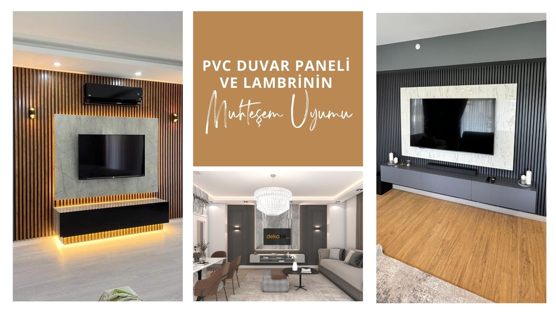 PVC Duvar Panelleri ve Lambri Panellerinin Muhteşem Uyumu