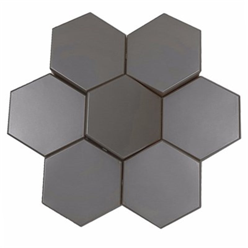 3D Hexagonal Wall Panel Silver