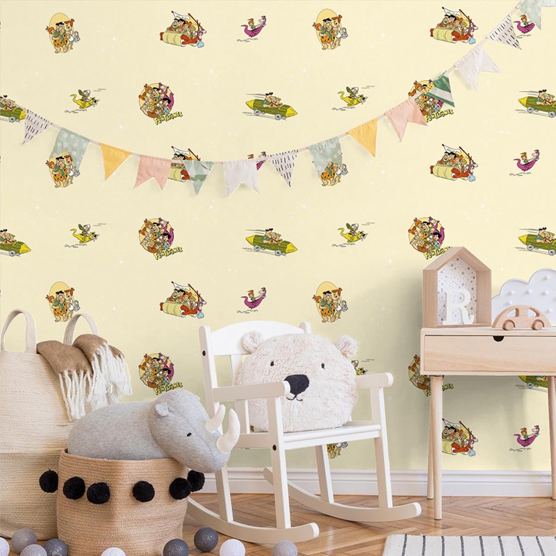 Adawall Ada Kids Çakmaktaş Ailesi Çocuk Odası Duvar Kağıdı 8923-2