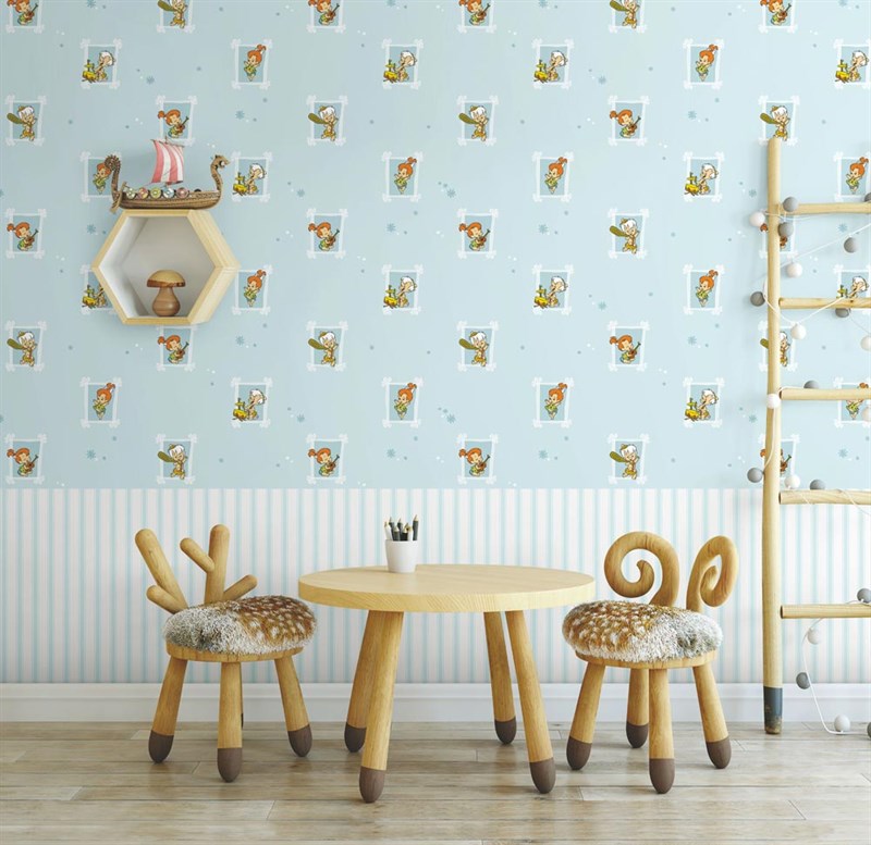 Adawall Ada Kids Çakmaktaş Çocuk Odası Duvar Kağıdı 8924-1