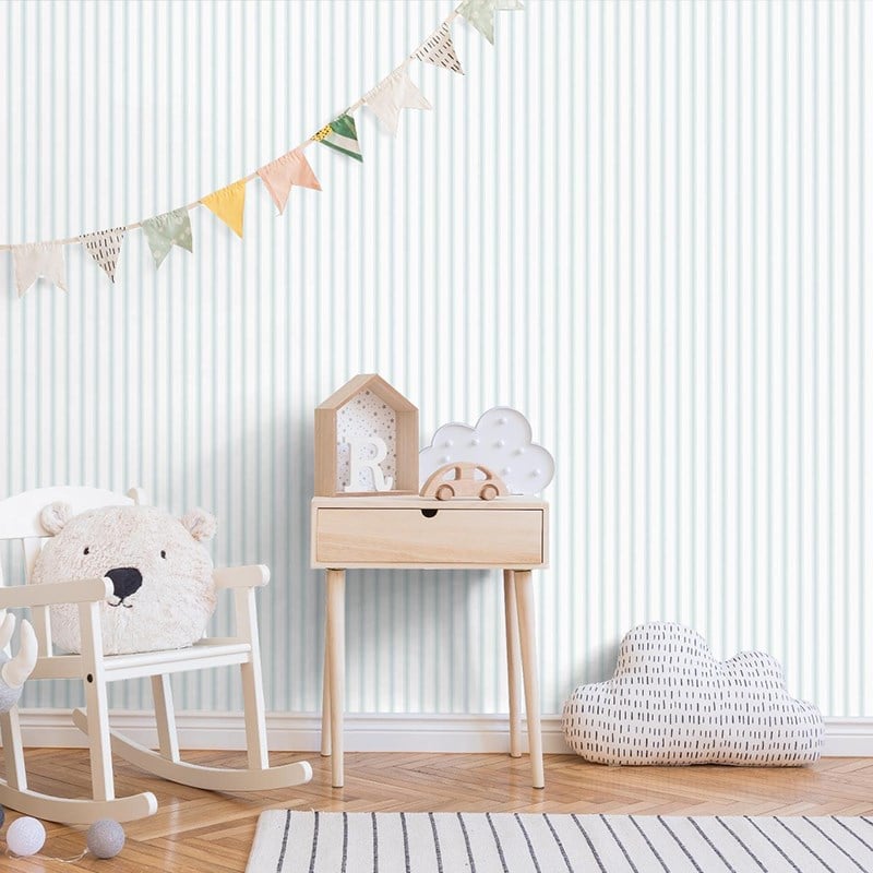 Adawall Ada Kids Striped Kids Room Wallpaper 8900-1