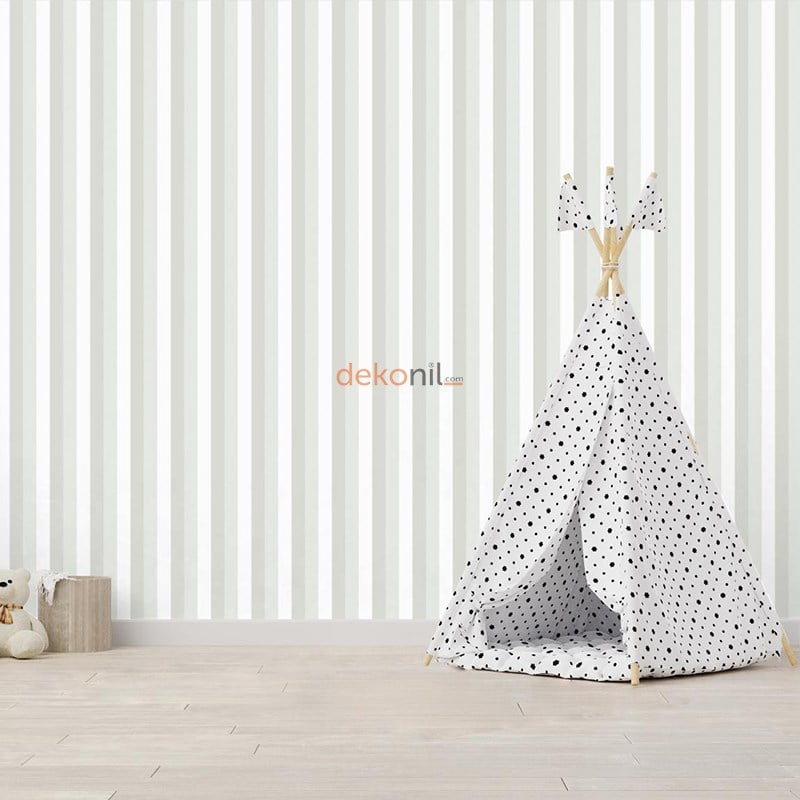 ورق جدران مخطط لغرفة الأطفال من Adawall Ada Kids 8908-1