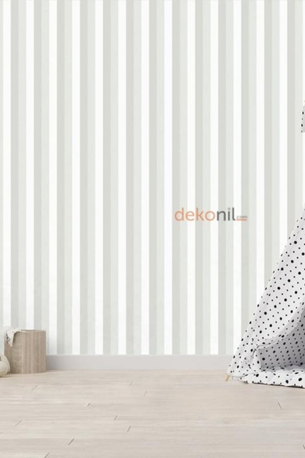 ورق جدران مخطط لغرفة الأطفال من Adawall Ada Kids 8908-1