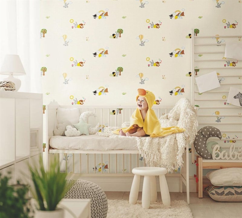 Adawall Ada Kids Duffy Duck Çocuk Odası Duvar Kağıdı 8939-1