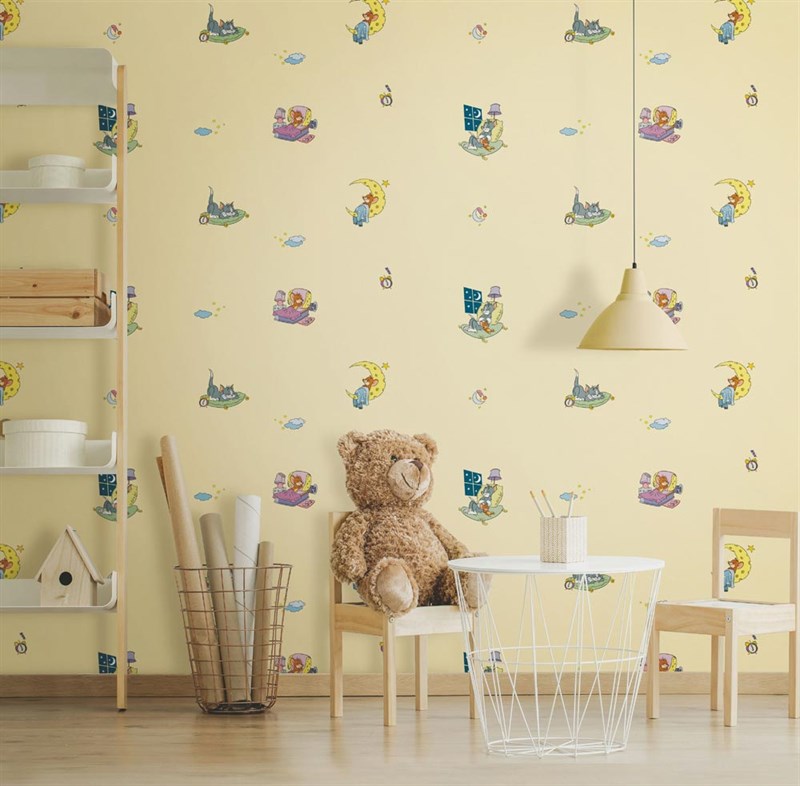 ورق جدران غرفة الأطفال Adawall Ada Kids Tom and Jerry 8941-1