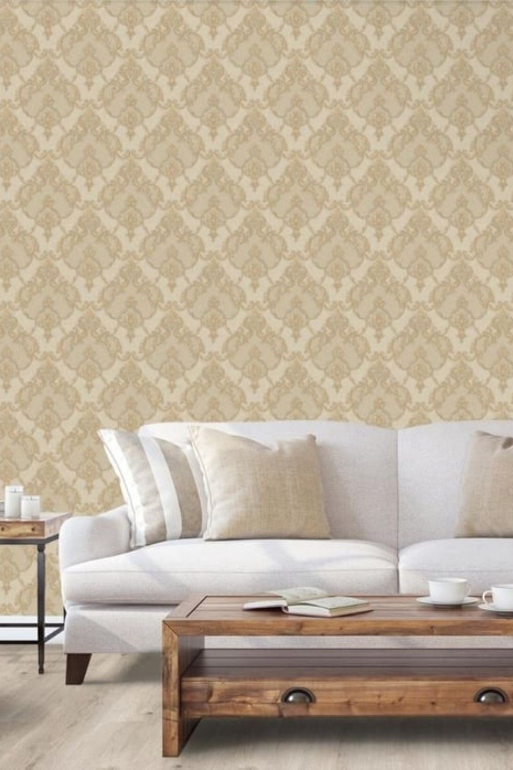 Adawall Dante Damask Desenli Duvar Kağıdı 1403-5