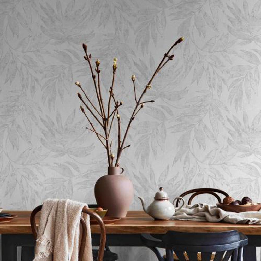 Adawall Hue Yaprak Desenli Duvar Kağıdı 24208-1