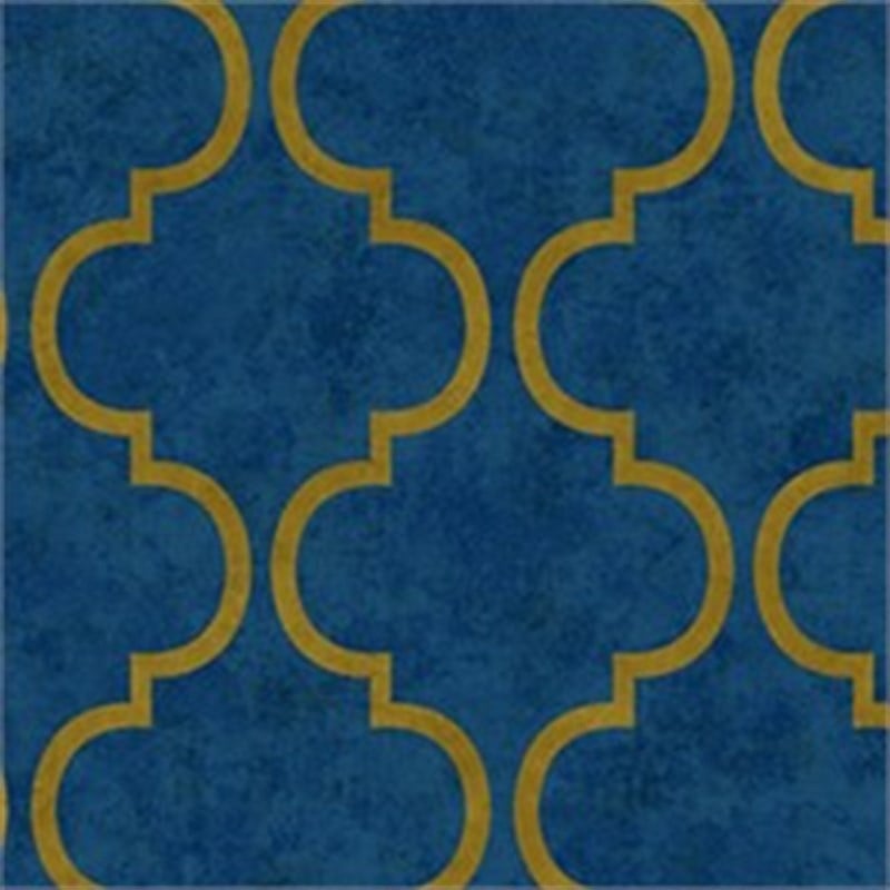 Adawall İndigo Damask Pattern Wallpaper 4703-6