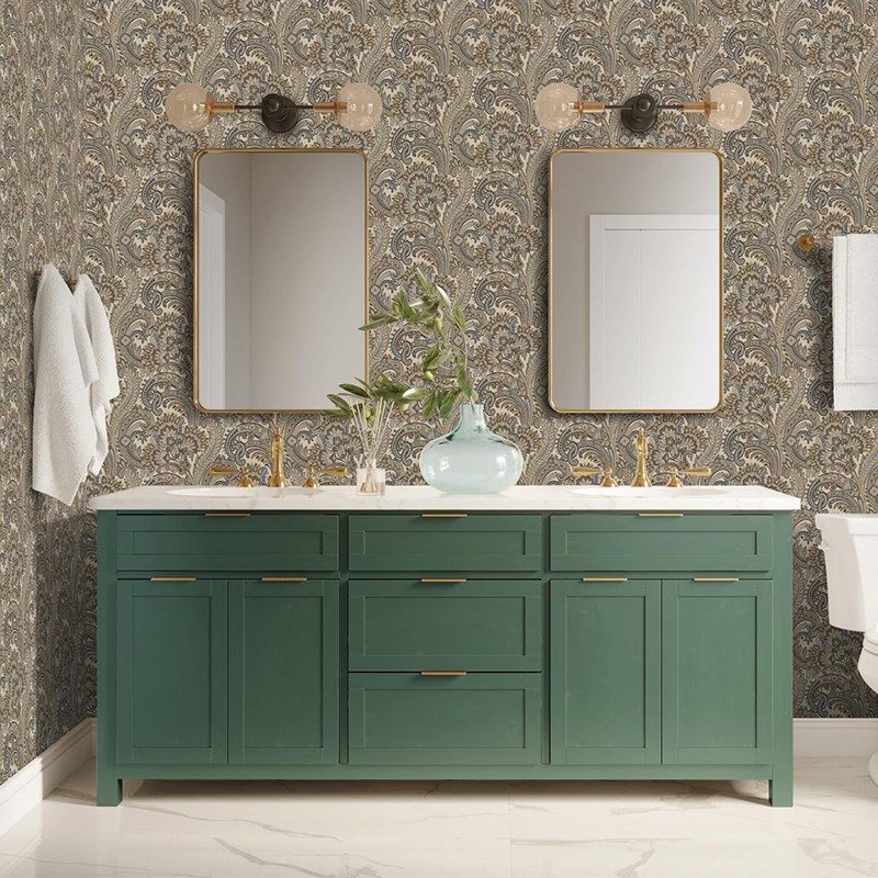 Adawall İndigo Damask Duvar Kağıdı 4711-3