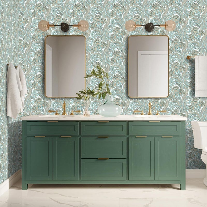 Adawall İndigo Damask Duvar Kağıdı 4711-1