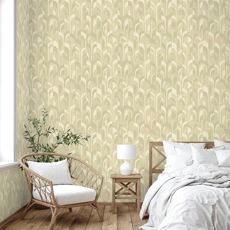 Adawall Octagon Geometrik Desenli Duvar Kağıdı 1209-3