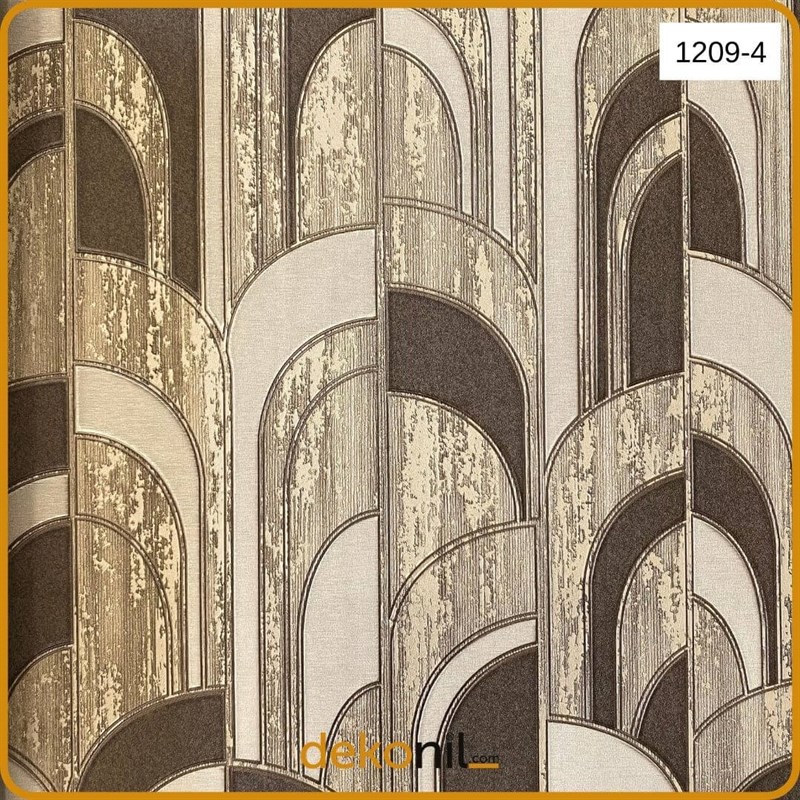 Adawall Octagon Geometrik Desenli Duvar Kağıdı 1209-4