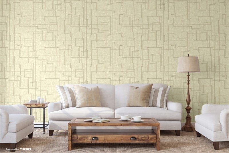 Adawall Octagon Geometrik Desenli Duvar Kağıdı 1202-2