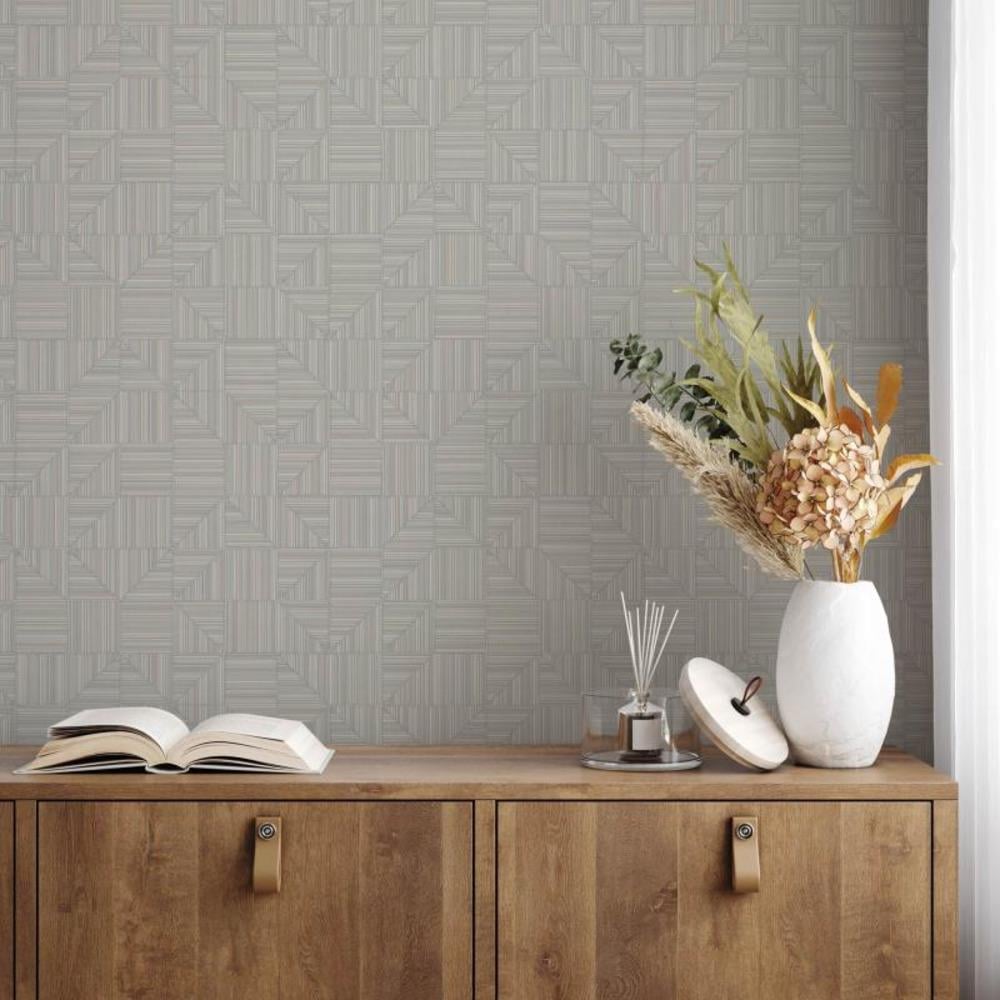 Adawall Omega Geometrik Desenli Duvar Kağıdı 23209-3