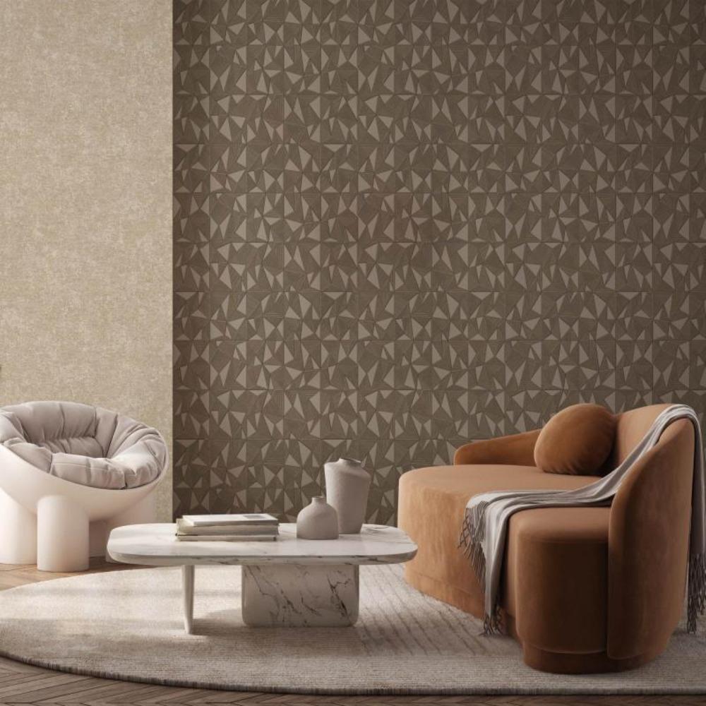 Adawall Omega Geometrik Desenli Duvar Kağıdı 23204-4