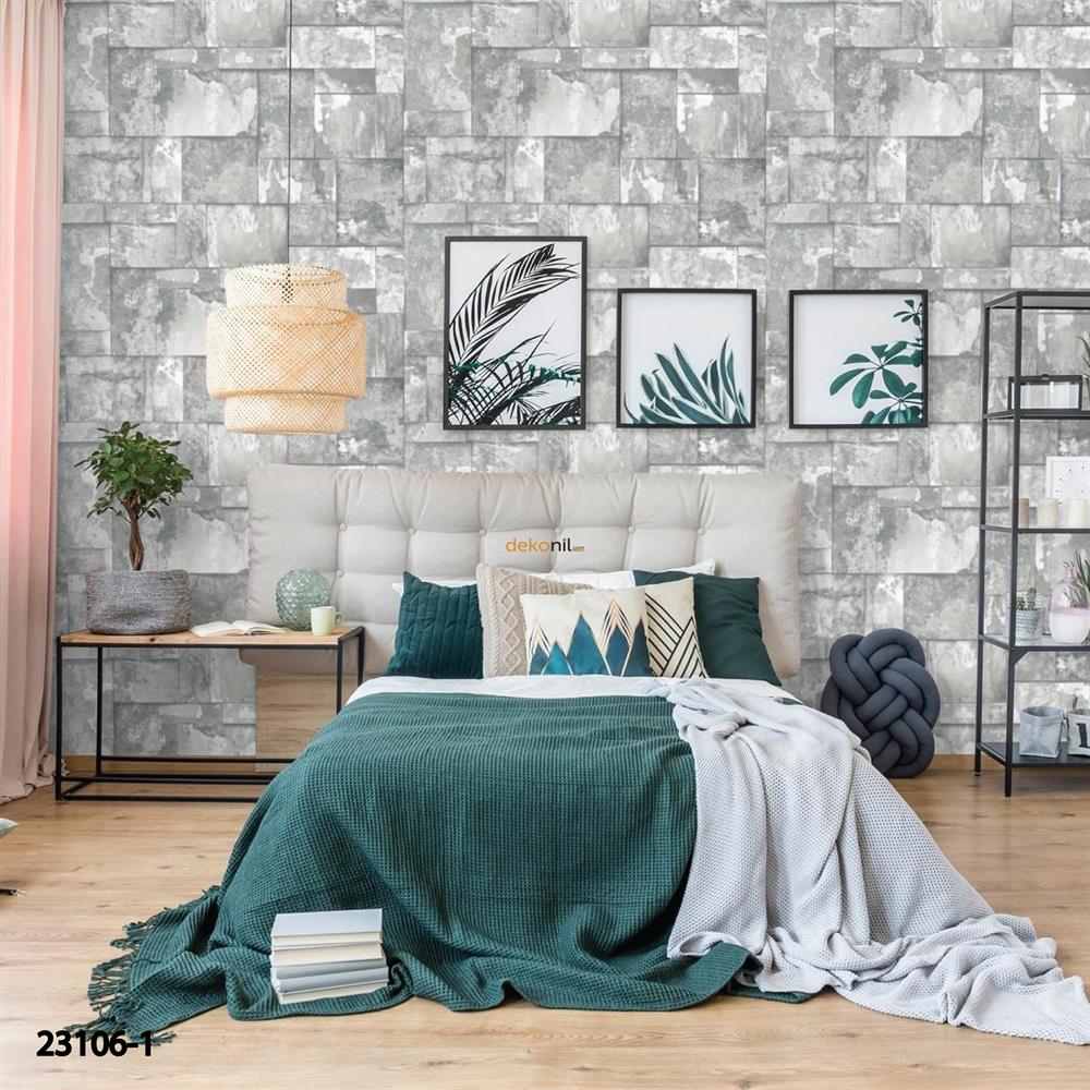 Adawall Roka Taş Desen Duvar Kağıdı 23106-1