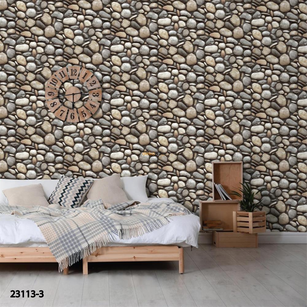 Adawall Roka Taş Desen Duvar Kağıdı 23113-3