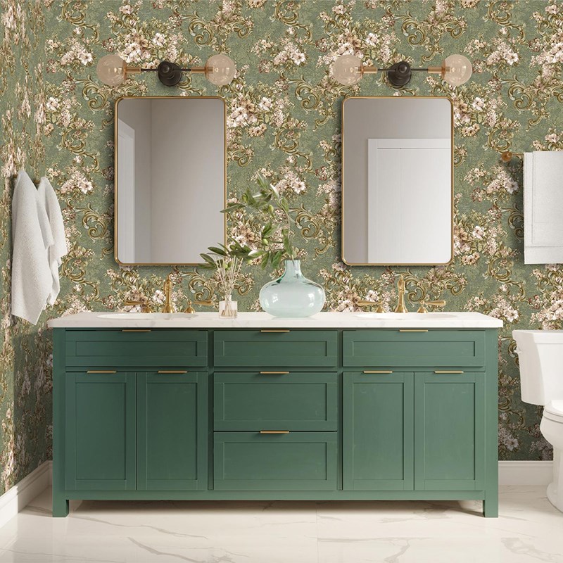 Adawall Signature Flower Pattern Wallpaper 1008-4