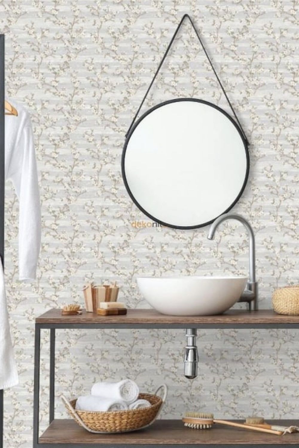 Adawall Vera Çiçek Desenli Duvar Kağıdı 1505-2