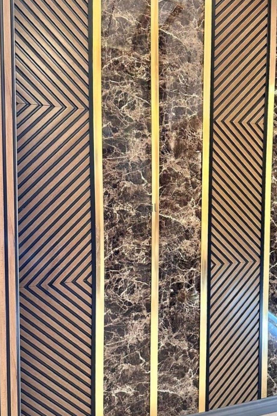 Ahşap Siyah Duvar ve Tavan Lambri 11,5cm